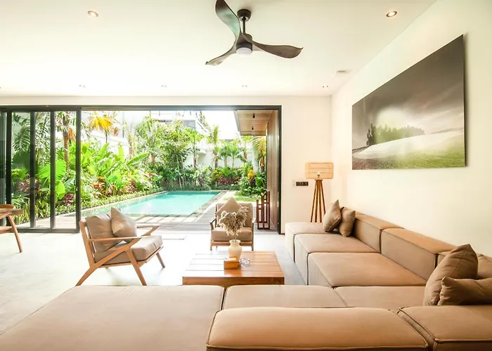 Chic 4br, 200m To Canggu's Blissful Haven ヴィラ *