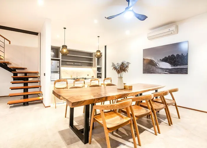 Villa Chic 4Br, 200M To Canggu'S Blissful Beach Haven