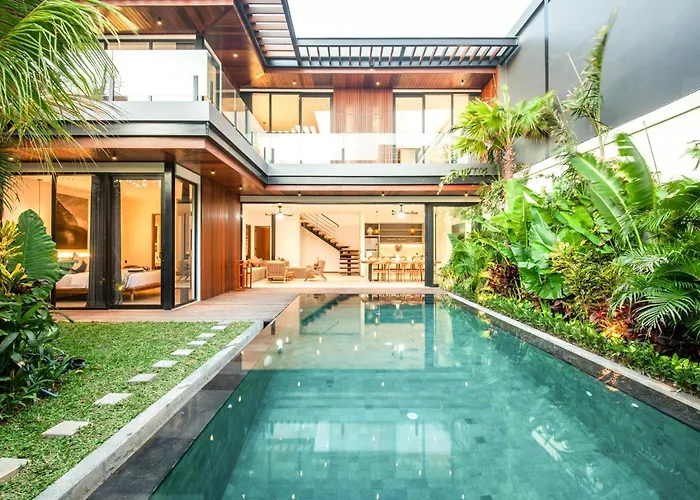 Villa Chic 4Br, 200M To Canggu'S Blissful Beach Haven *