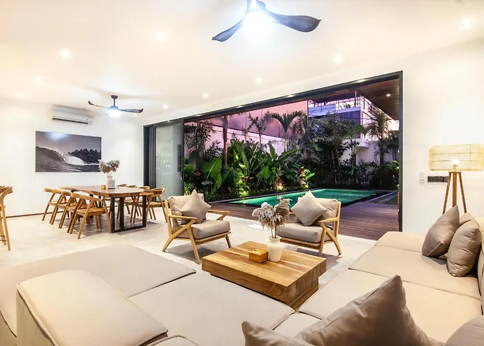 Villa Chic 4Br, 200M To Canggu'S Blissful Beach Haven
